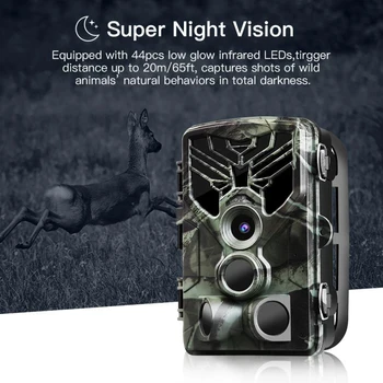 

Wifi Bluetooth Hunting Trail Camera 40M Wireless Wildlife Camera Night Vision Outdoor Trail Camera 0.3s Trigger Wildlife Scouti