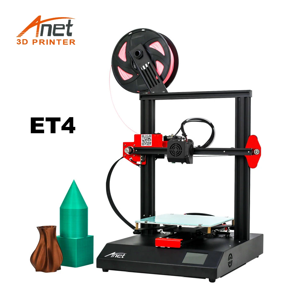 Новый обновленный Anet ET4 полностью металлический интегрированный 3D принтер с