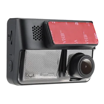 

3in Lens Camera Lcd Screen Full Hd 170° 1080 Gps Car Dvr Video Dash Cam Recorder G-sensor Dc5v 1a Extreme Image Dual Camera #LR5