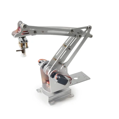 3DOF mechanical arm air pump aluminum alloy industrial robot model six axis robot arduino suction cup