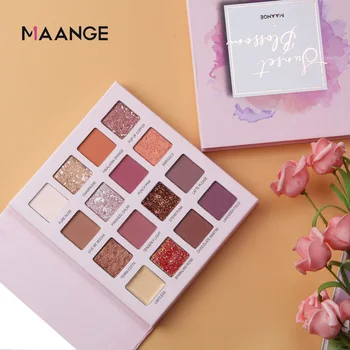

16 Color Shimmer Glitter Eye Shadow Powder Matt Eyeshadow Cosmetic Luxury Makeup brochas maquillaje Beauty pinceaux maquillage