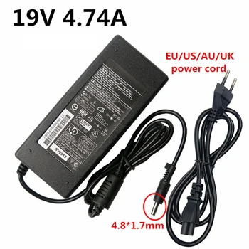 

19V 4.74A DC 4.8*1.7mm AC Power Adapter Charger power supply For HP Laptop Compaq Notebook NX9000 CQ511 EU US UK AU plug
