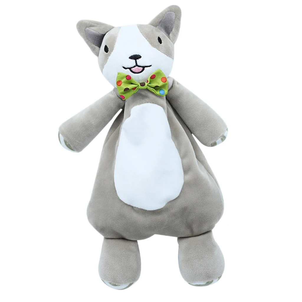 Baby Soft Plush Animal Security Blanket Comforter Chew Blanket Toys Puppy Stuffed Animals Plush Security Blanket Develpment Toys