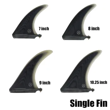 

Surfboard Longboard Fins Single Fin 7"8"9"10.25" Surf Fin Surfboard Fin 8 inch Length