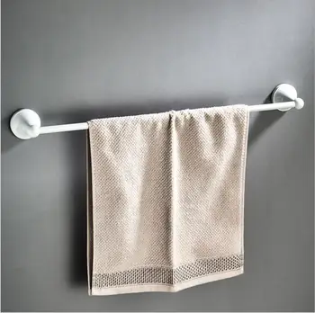 

Vidric Towel Bars 60 cm Single Rail Brass White Towel Holder Bath Shelf Towel Hanger Wall Mounted Bathroom Accessories Towel Rac
