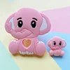 2Pc/Set Bpa Free Silicone Mini Fox Beads Baby Teether Silicone Fox Teether For Pacifier Clips DIY Cute Teething Toys 4