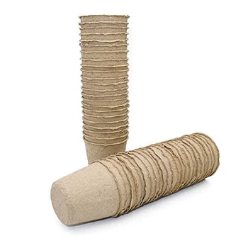 

80 Bags of Peat Pots Biodegradable Herb Seeds Seedlings Garden Sprout Nursery Pot