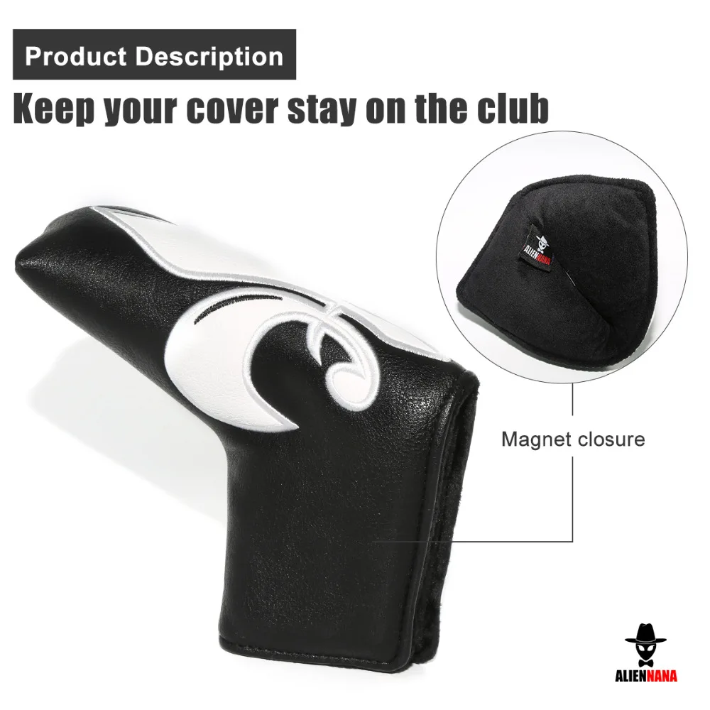 Golf_club_head_cover_headcover_putter_covers_white_Aliennana_03