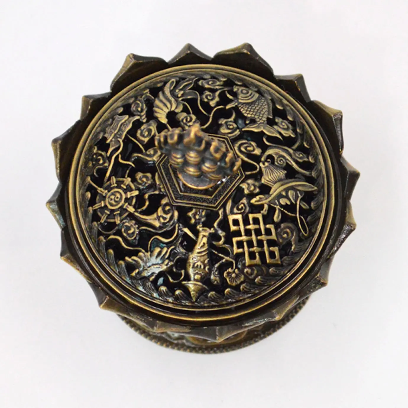 Курильница ERMAKOVA из китайского сплава подставка для буддистских благовоний в