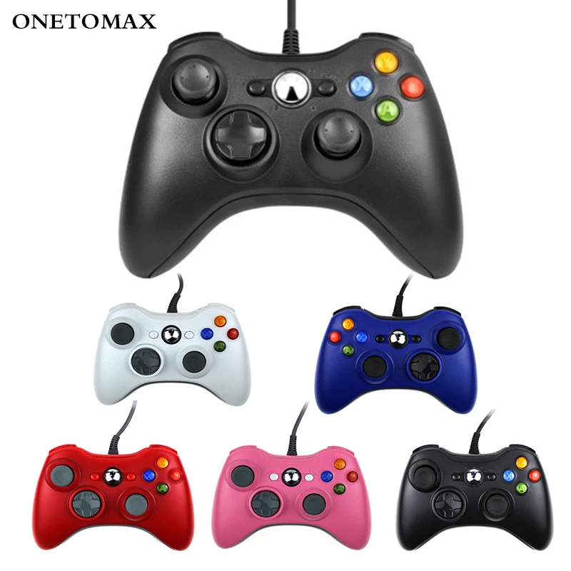 Геймпад для Xbox 360 проводной контроллер вибрирующий джойстик XBOX игровой