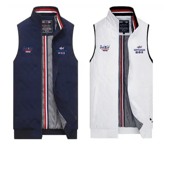 

New Autumn Winter Vest Men Casual Outwear Warm Sleeveless Jackets Male Fashion Waistcoat 4XL Gilet Casual Cotton Brand Clothes