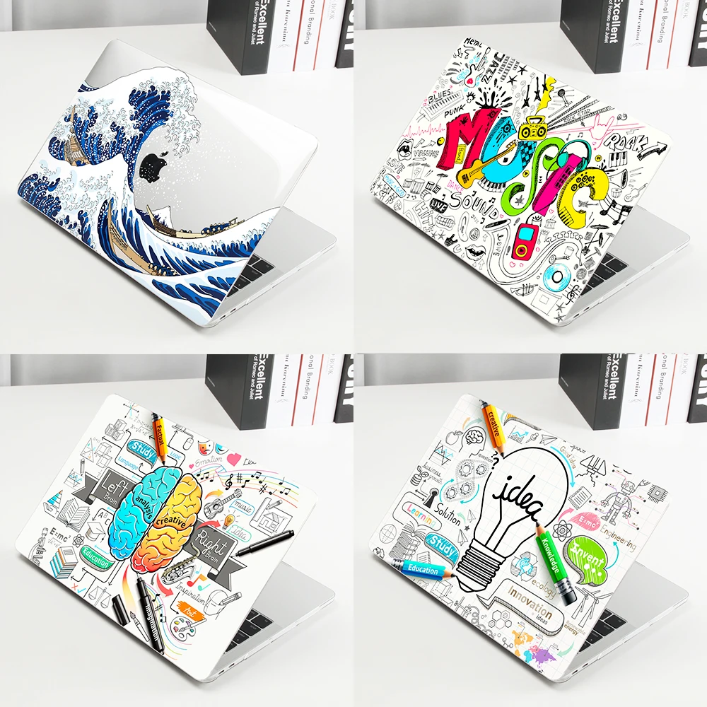 Capa de Imagem Criativa para Macbook Air Capa para 13 15.3 202 m2 A2681 A2941 A2337 A2338 Chip Pro 13 14 A2442 A2779 Mac 16 A2780 A2485