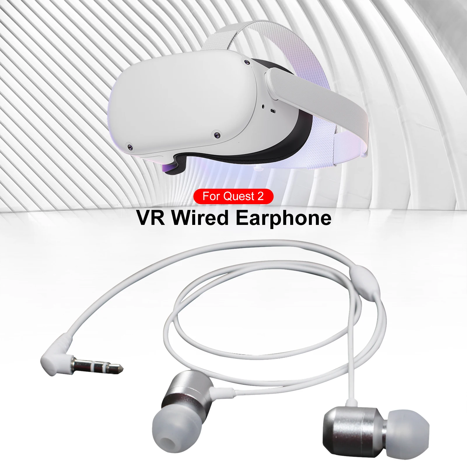 Vr Earphones Earin Earphone For Oculus Quest 2 Gaming Headsets Unique