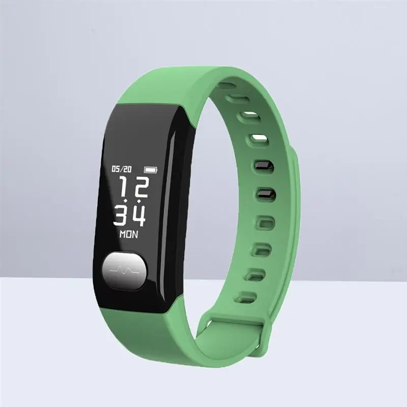 Smart Bracelet Watch Blood Pressure Heart Rate Electrocardio Monitor Sports Watch (Green)