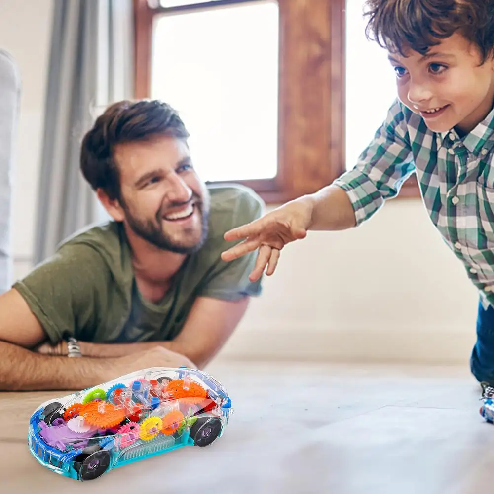 Techblaze conceito transparente de brinquedo de carro de corrida