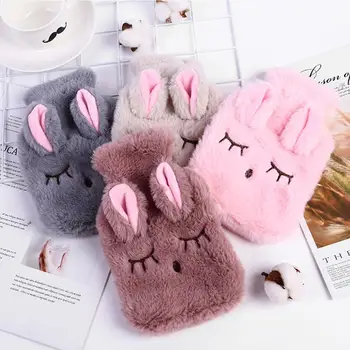 

Hot Cute PVC Stress Pain Relief Therapy Hot Water Bottle Bag with Knitted Soft Cozy Cover Winter Warm Heat Reusable Hand Warmer