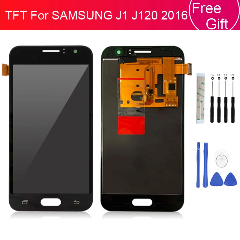 ЖК дисплей для SAMSUNG GALAXY J1 2016 дигитайзер сенсорного экрана J120 J120f J120M J120H