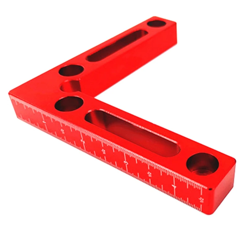 

SHGO HOT-Aluminum Square Right Angle 90 Degree L-Shaped Auxiliary Fixing Device Positioning Plate Fixing Clip Carpenter Carpente