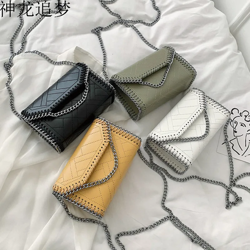 

Female Crossbody Bag For Women 2020 Quality PU Leather Luxury Handbags Designer Sac A Main Ladies Chain Shoulder Messenger Bag
