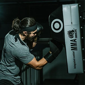 Borsa Allenamento 4-5 Piedi Set Per Boxe: Borsa Da Punzonatura Da 4/5 Piedi Guanti Sporteq - Kit Completo Per Allenamento Kick Boxing Borsa Tennis - Foto 7