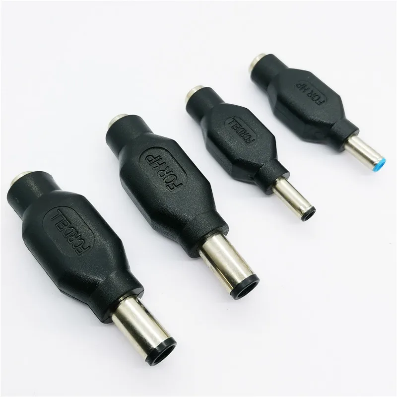 HP 델 노트북용 DC 수 전원 플러그 잭 어댑터 커넥터 어댑터 플러그, DC5.5 x 2.1mm 암에서 4.5x3.0mm, 7.4x5.0mm, 1 개