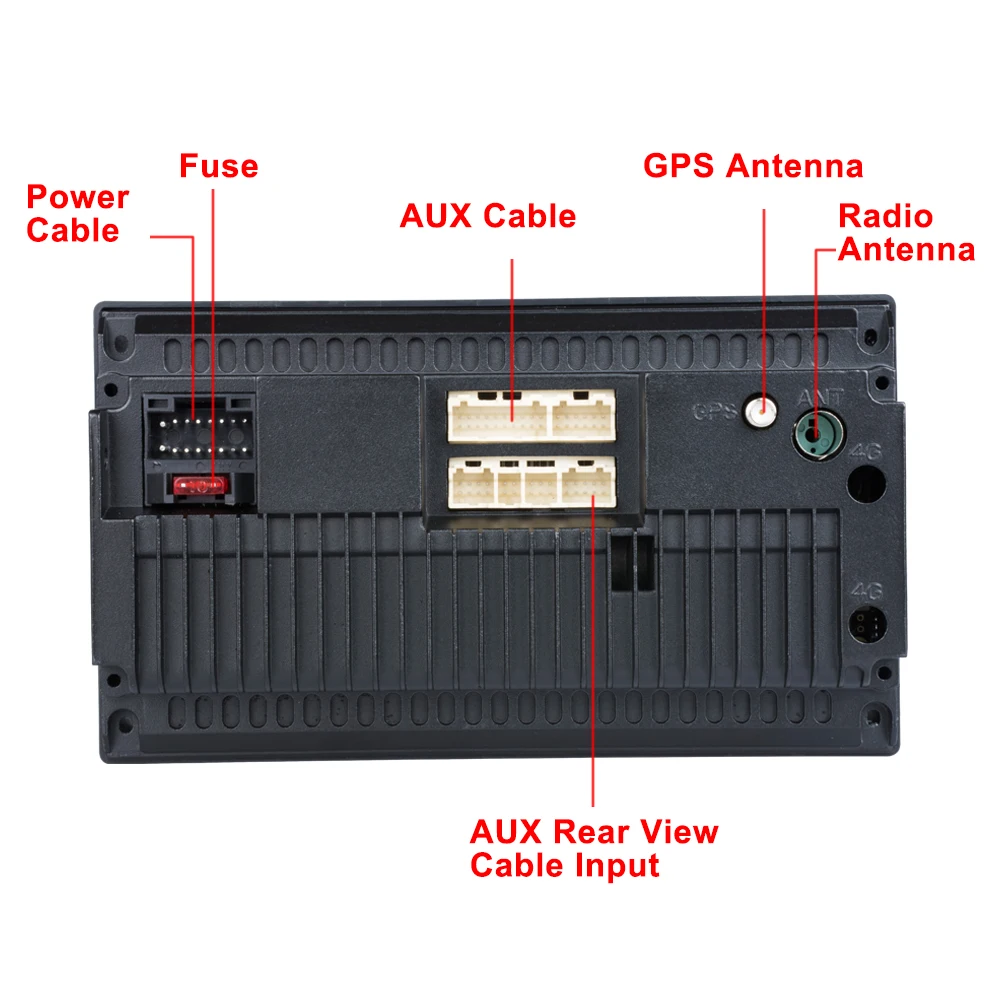  Podofo Android 8.1 Auto Multimedia Player 2Din GPS Navi Auto Radio Wifi Bluetooth Autoradio Univers