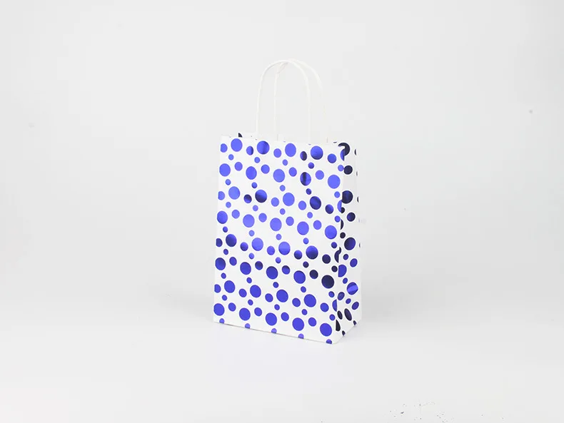 navidad Christmas portable Dot gift bags with handles christmas decorations for home snowflake elk paper bags for gifts