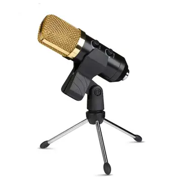 

BM700 Professional Condenser Studio Microphone Podcast Recording Mic with Stand for pc