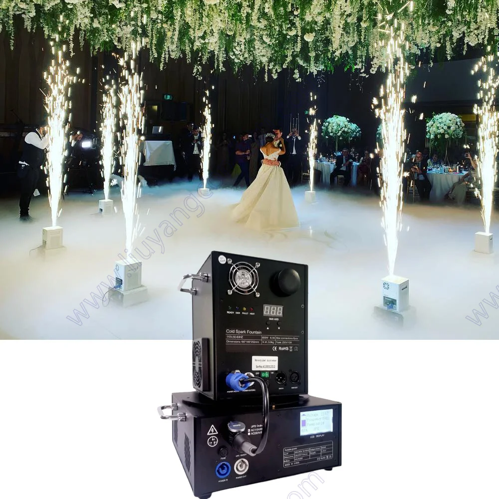 Fogos de Artifício Bateria de Alimentação Móvel sem Fio Faísca Fria Máquina Sparkler Power Bank Portátil 1000w Mostrar Dmx Pacote Conveniente Remoto Computers & Electronics