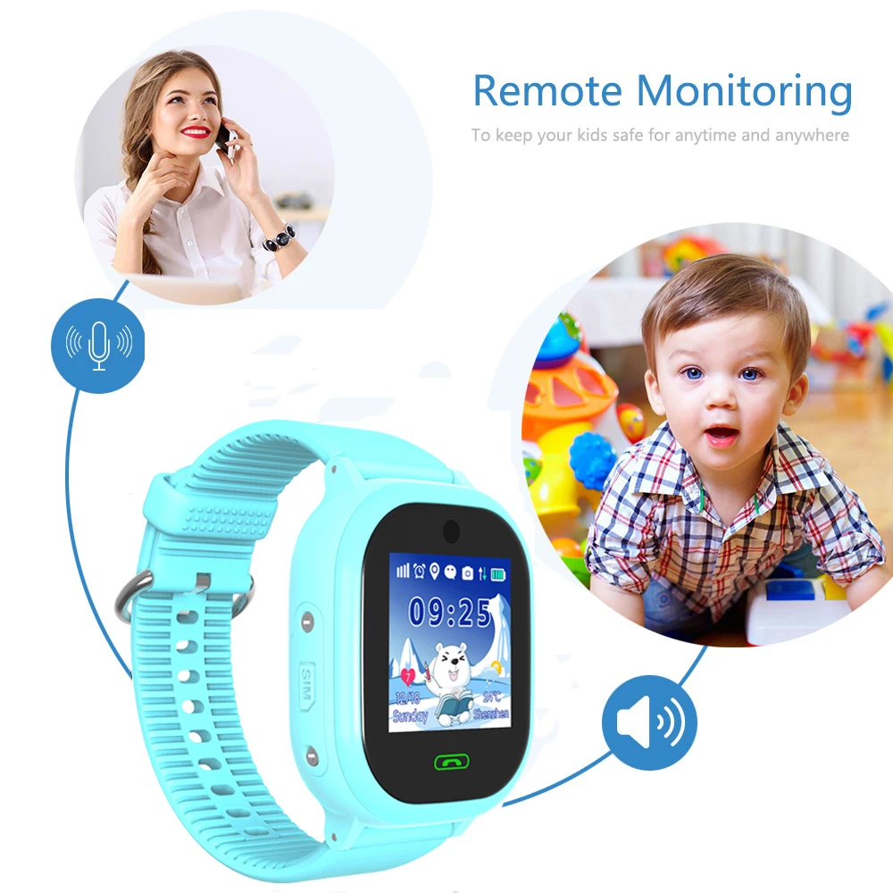 DS05 Детские Смарт-часы с камерой SmartWatch IP67 водонепроницаемый SOS Вызов LBS+ gps устройство местоположения трекер для Ios Android