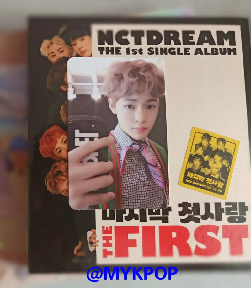 

[MYKPOP]~100% OFFICIAL ORIGINAL~ NCT DREAM Single # 1 THE FIRST, KPOP Fans Collection - SA19092105