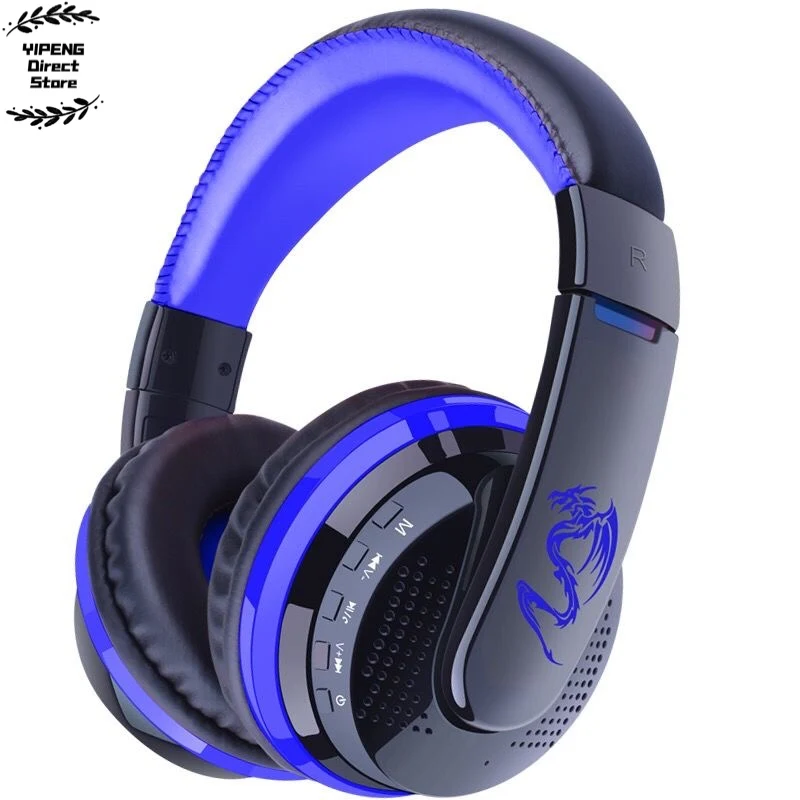 Стереонаушники с логотипом Dragon MX666 Беспроводная Bluetooth гарнитура поддержкой карт