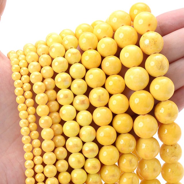 Stone Beads Blue Apatite Beads Round Loose Spacer Bead for Jewelry Making DIY Charm Bracelet Accessroies 6/8/10mm