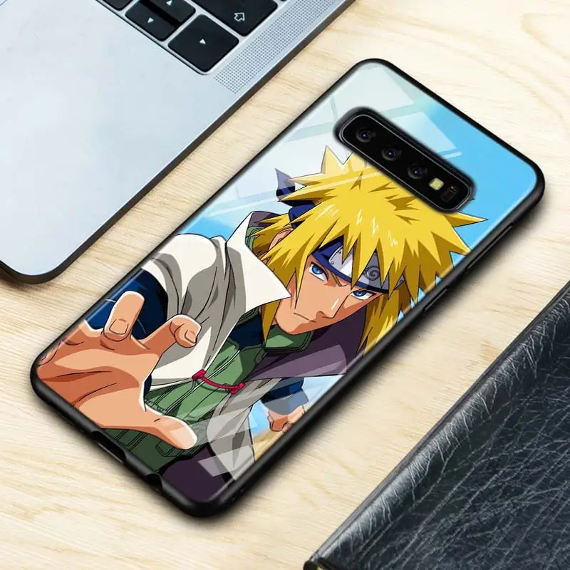 Style 04 Аниме Наруто для samsung Galaxy Note 10 9 8 Pro S10e S10 5G S9 S8 S7 Plus Супер Яркий глянцевый чехол для телефона - Цвет: Style 04