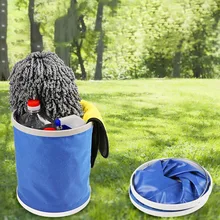 Car Washing Bucket Oxford Cloth Car Folding Car Wash Bucket Multi-purpose Folding Bucket Water Storage Bucket