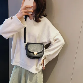 

High-quality Solid Color Leather Crossbody Bag for Women Small Purses and Handbag Ladies Shoulder Messenger Bag Louis Brand