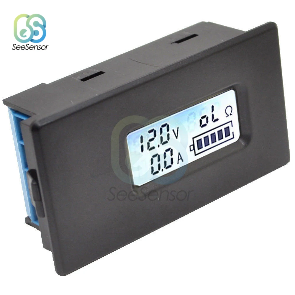 

18650 26650 Digital LCD Display Lithium Li-ion Battery Tester Meter Voltage/Current/Resistance/Battery Capacity Tester With Case