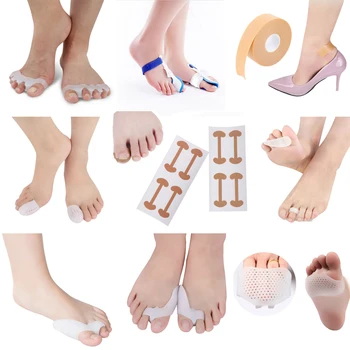 

1 Pair Silicone Insoles For Shoes Anti Slip Gel Pads Half Yard Forefoot Shoes Insoles Of Flatfoot Cushion Pads Foot Care Tool