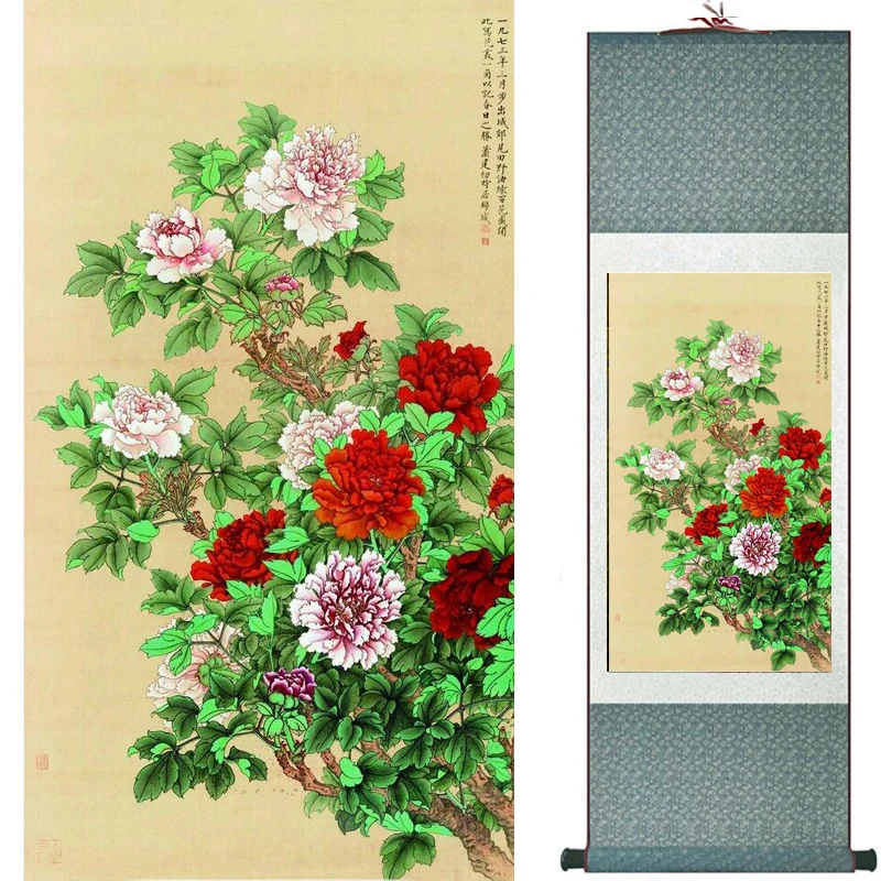 

Birds and flower Art Painting Home Office Decoration Chinese scroll painting birds painting 19081730