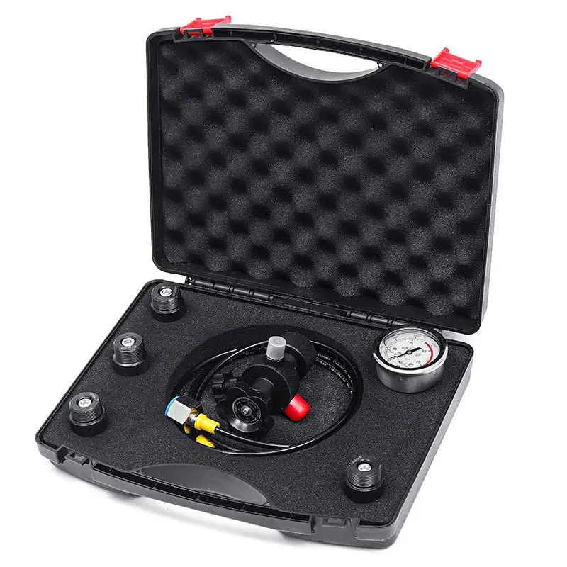 0-400Bar 6000Psi набор датчиков, гидроаккумулятор, азотная зарядка, заполняющий газовый клапан, манометры, тестовый комплект, пять типов адаптера