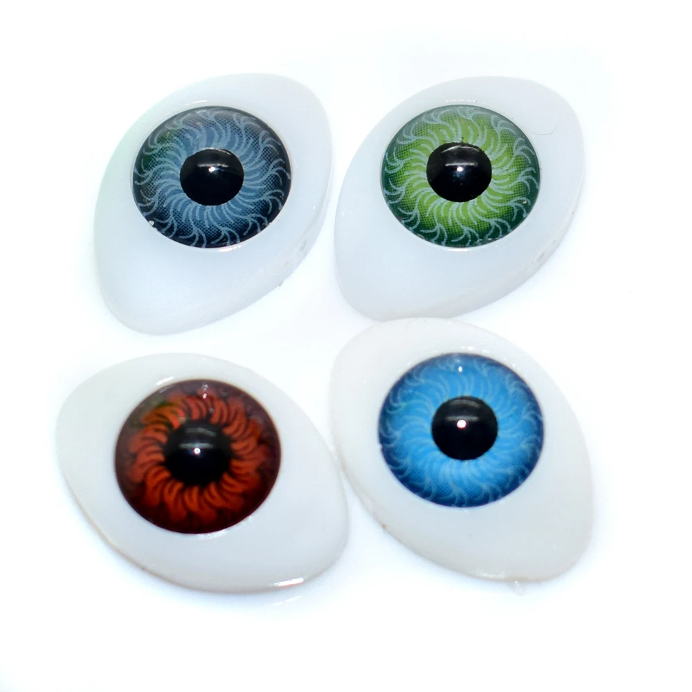 20pcs 10pairs Oval Flat Back Plastic Bjd Eyes For Porcelain Or Reborn Dolls Making Diy Supplies Bjd Eyes Plastic Eyeseyes Plastic Aliexpress