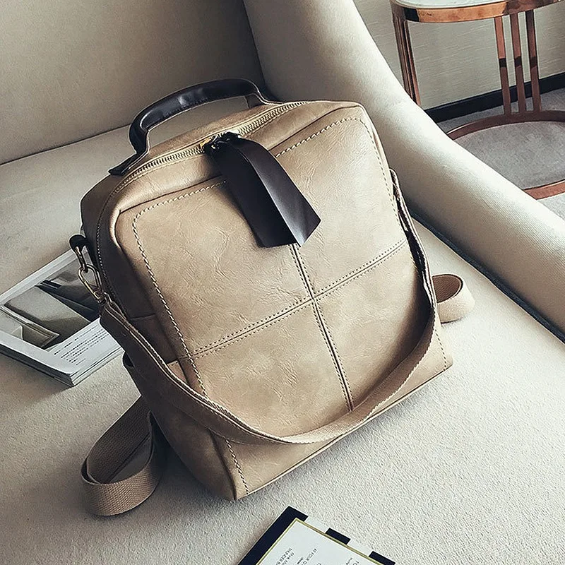 Классический рюкзак из искусственной кожи Ms. Backpack школьный рюкзак для девочек