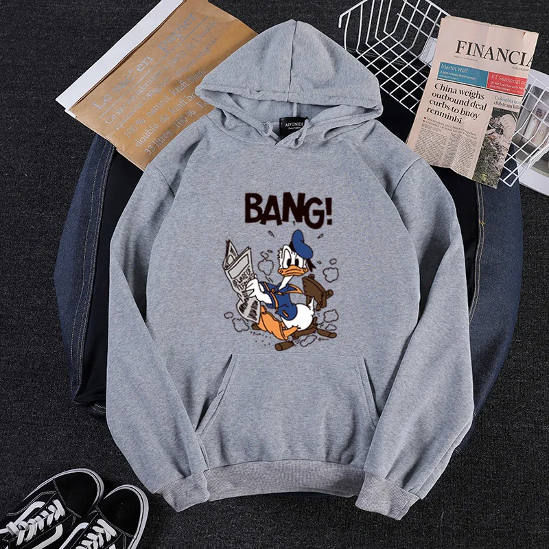 p90 Women 2019 Spring new cartoon print large size long Coat fashion female Hoodies & Sweatshirts M