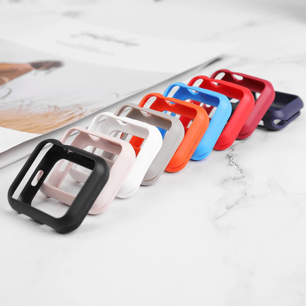 Чехол для часов ProBefit candy для Apple Watch 3 2 1 42 мм 38 мм мягкий силиконовый ремешок для iWatch 4 5 40 мм 44 мм бампер для часов