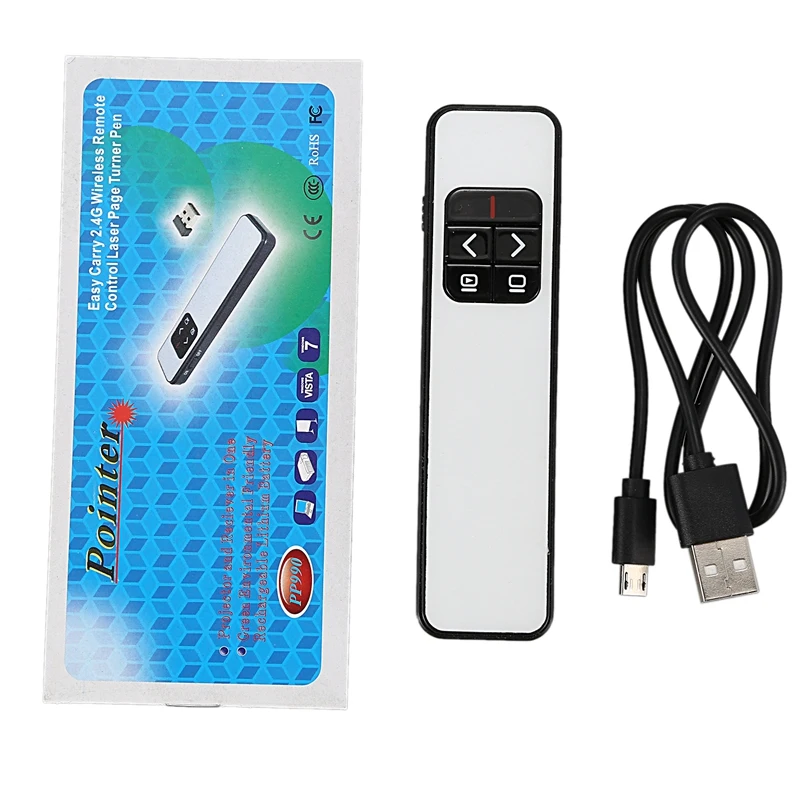 VIBOTON PP990 беспроводной USB PPT Презентация Ведущий RF пульт дистанционного управления красная указка ручка кликер переворачивание страниц Лекция