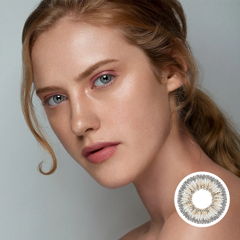 Цветные контактные линзы серии 2 шт./пара европейские косметические цветные для