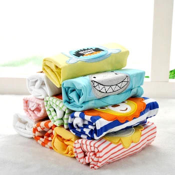 

5Pcs/lot Cotton Baby Top Tees T-Shirts Boy Short Sleeve Baby Tops Kids Clothes 4-24M