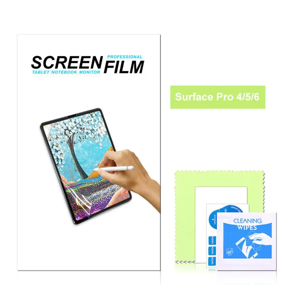 Подходит для Surface Pro 3/Pro4/Pro5/Pro6 протектор экрана 12," /10,8"/1" /15" бумажная на основе Blu-Ray бумажная пленка скраб чувствовать себя - Цвет: A