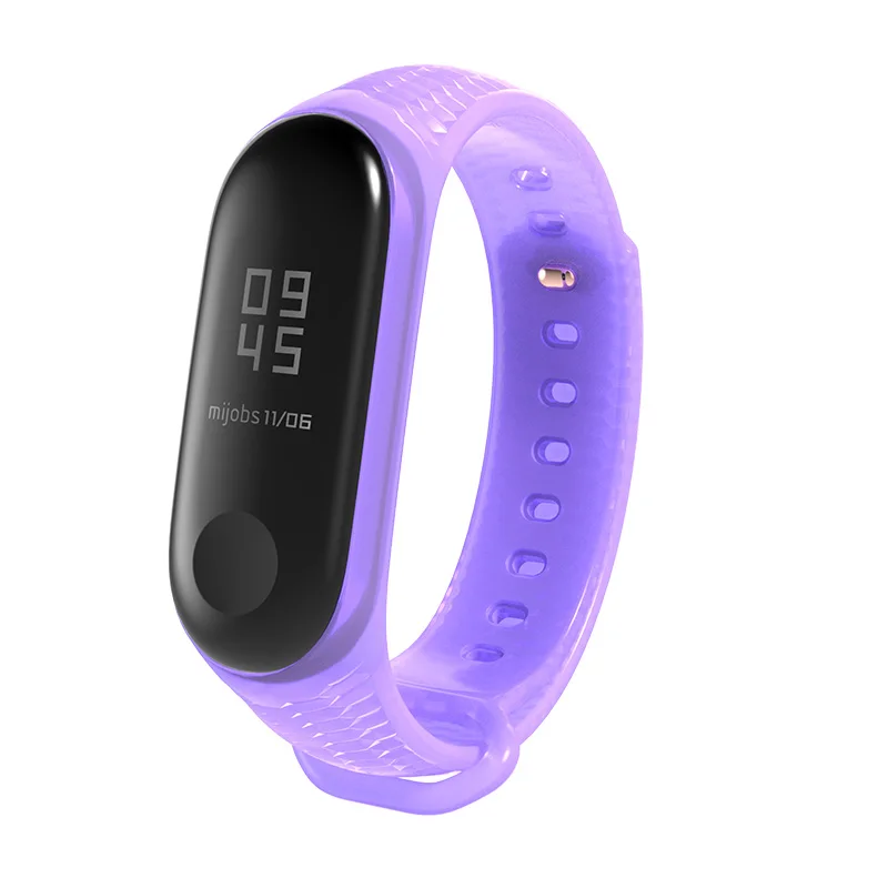 Mi jobs mi Band 3 4 ремешок на запястье для Xiaomi mi Band 4 3 спортивный силиконовый браслет для mi band 4 3 Смарт-браслеты для наручных часов