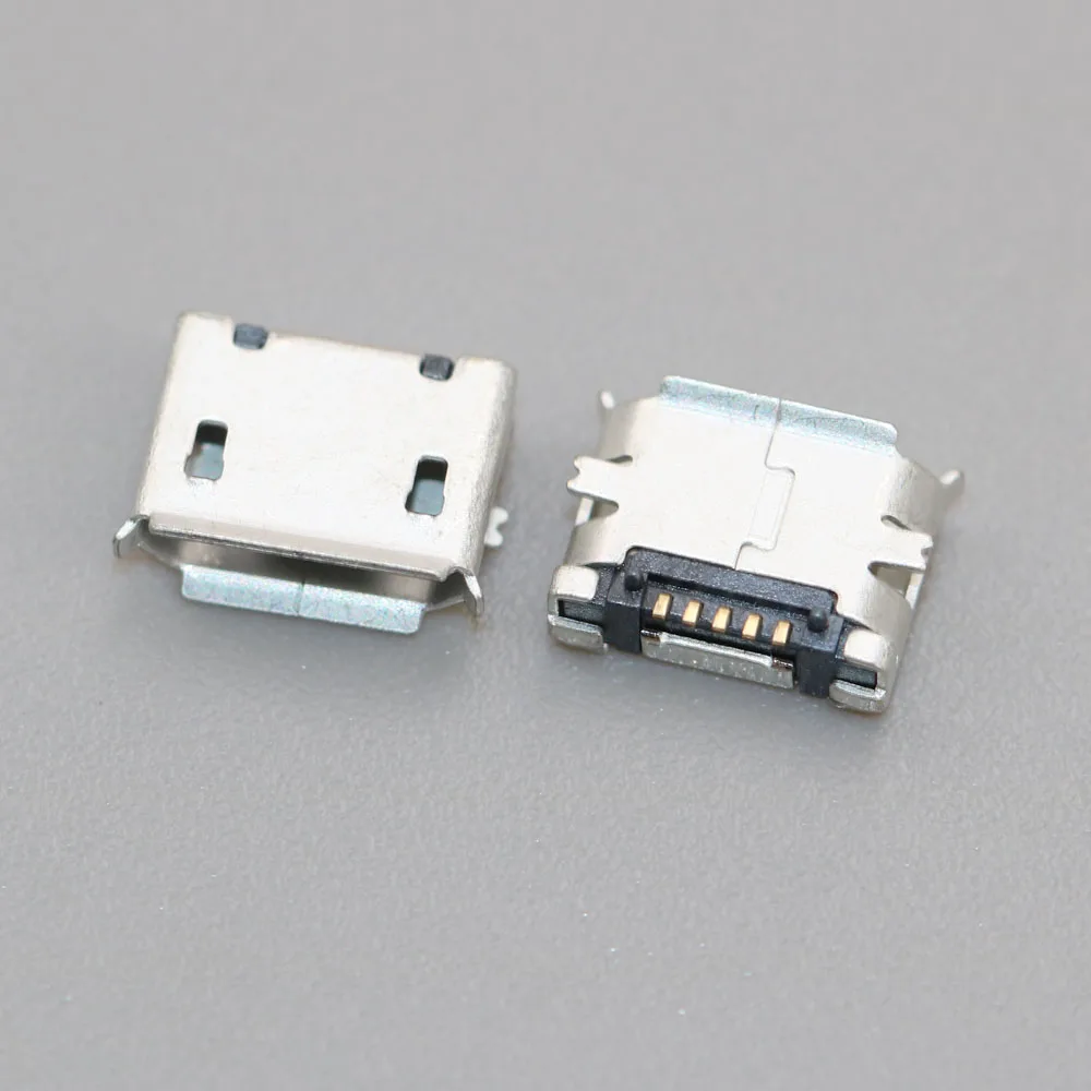 100 шт./лот Micro 5pin USB разъем, 5P зарядное устройство разъем зарядки порт питания для Nokia 6500C E66 8600 8800SA планшетный ПК и т. Д